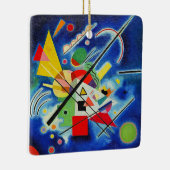 Kandinsky - Blauwe Schildering Keramisch Ornament (Rechts)