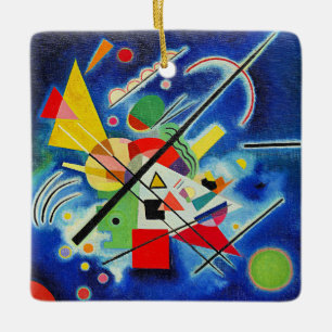 Kandinsky - Blauwe Schildering Keramisch Ornament