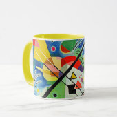 Kandinsky - Blauwe Schildering Mok (Voorkant links)