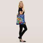 Kandinsky - Blauwe Schildering Tote Bag (Op model)