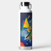 Kandinsky-blauwschilderij Waterfles (Voorkant)