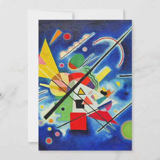 Kandinsky - Blue Painting Kaart (Voorkant)