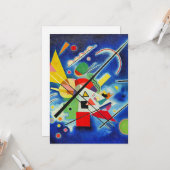 Kandinsky - Blue Painting Kaart (Voorkant / Achterkant in situ)