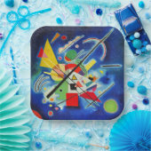 Kandinsky - Blue Painting Papieren Bordje (Feest)