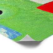 Kandinsky - Blue Painting, Poster (Hoek)