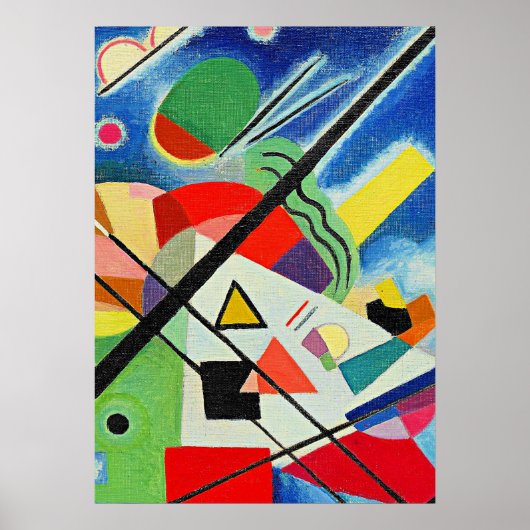 Kandinsky - Blue Painting, Poster (Voorkant)