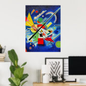 Kandinsky - Blue Painting Poster (Thuiskantoor)