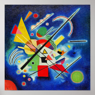 Kandinsky - Blue Painting Poster