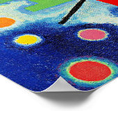 Kandinsky - Blue Painting, Poster (Hoek)