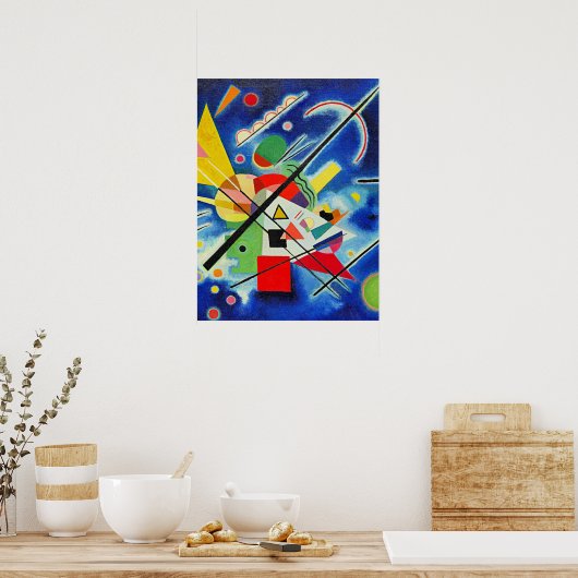 Kandinsky - Blue Painting, Poster (Keuken)