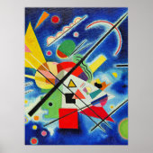 Kandinsky - Blue Painting, Poster (Voorkant)