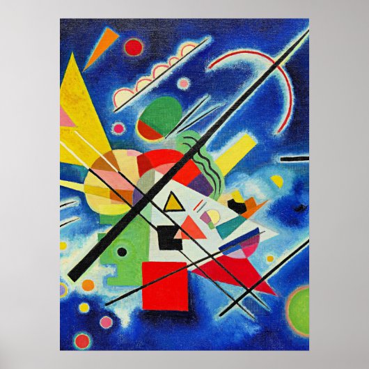 Kandinsky - Blue Painting, Poster (Voorkant)