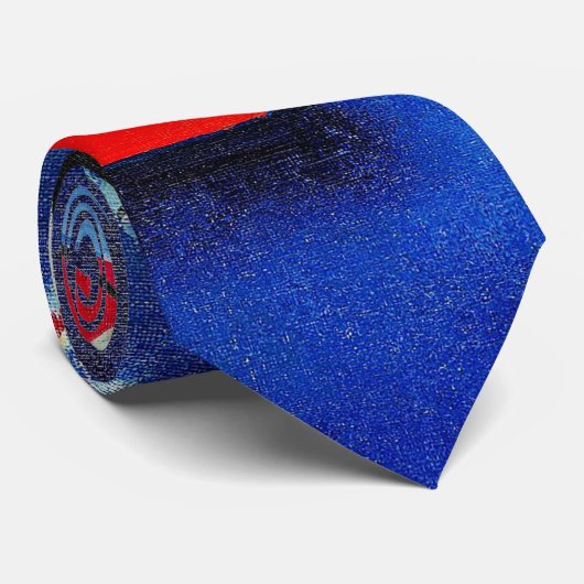 Kandinsky - Blue Painting, Stropdas (Opgerold)