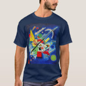 Kandinsky - Blue Painting T-shirt (Voorkant)