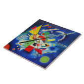 Kandinsky - Blue Painting Tegeltje (Zijkant)