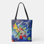 Kandinsky - Blue Painting Tote Bag (Achterkant)