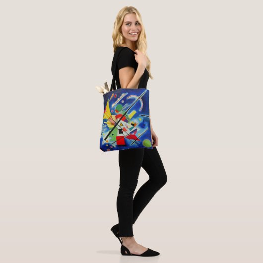 Kandinsky - Blue Painting Tote Bag (Op model)