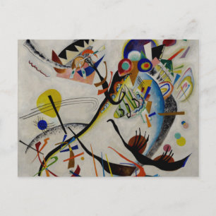 Kandinsky Blue Segment Abstract Art Briefkaart