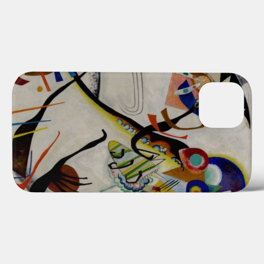 Kandinsky Blue Segment Abstracte iPad Air Case (Achterkant (horizontaal))