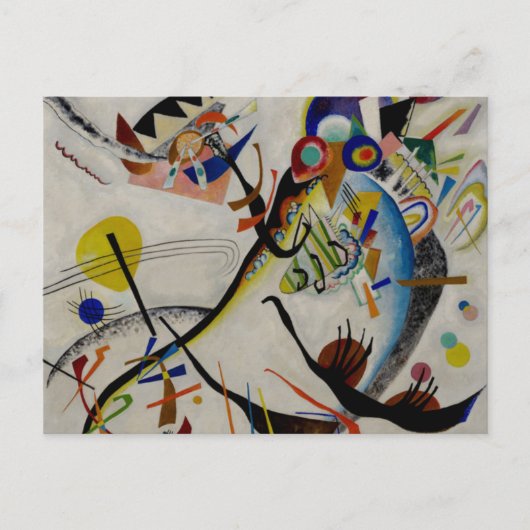Kandinsky Blue Segment Briefkaart (Voorkant)