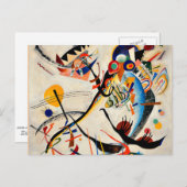 Kandinsky - Blue Segment Briefkaart (Voorkant / Achterkant)