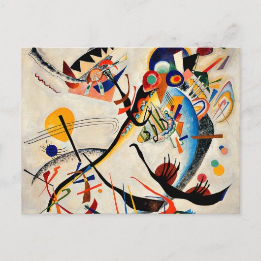 Kandinsky - Blue Segment Briefkaart (Voorkant)