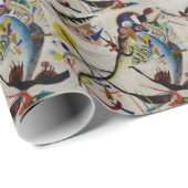 Kandinsky Blue Segment Cadeaupapier (Rol Hoek)