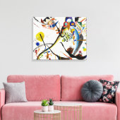 Kandinsky Blue Segment Canvas Afdruk (Insitu (Woonkamer))