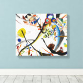 Kandinsky Blue Segment Canvas Afdruk (Insitu (Houten vloer))