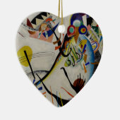 Kandinsky Blue Segment Keramisch Ornament (Rechts)
