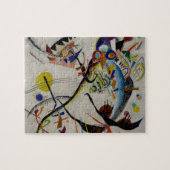 Kandinsky Blue Segment Legpuzzel (Horizontaal)