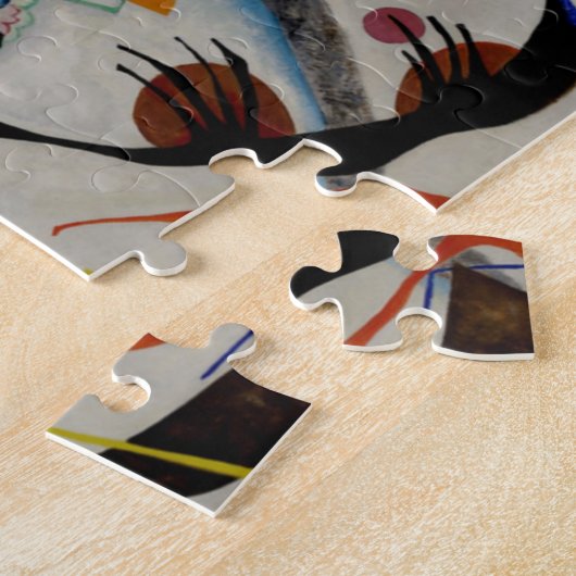 Kandinsky Blue Segment Legpuzzel (Zijkant)