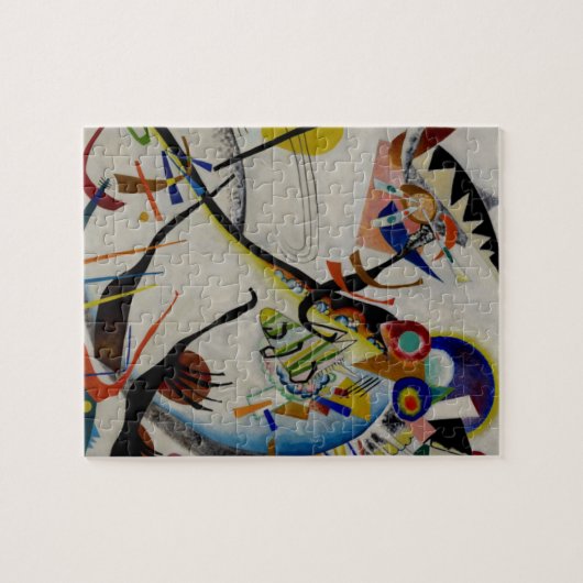 Kandinsky Blue Segment Legpuzzel (Horizontaal)