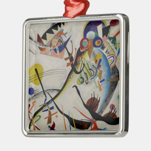 Kandinsky Blue Segment Metalen Ornament (Links)