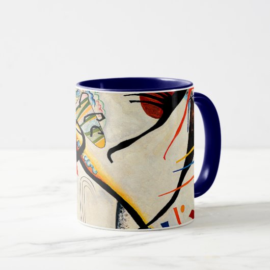 Kandinsky - Blue Segment, Mok (Voorkant rechts)