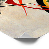 Kandinsky - Blue Segment Poster (Hoek)