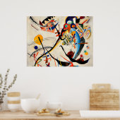 Kandinsky - Blue Segment Poster (Keuken)