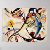 Kandinsky - Blue Segment Poster (Voorkant)