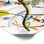 Kandinsky Blue Segment Print Foto Afdruk (Hoek)