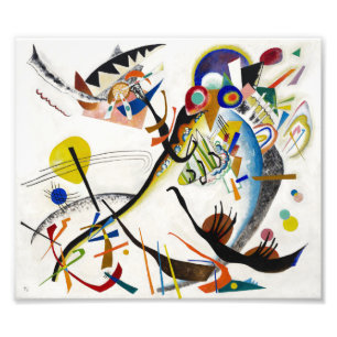 Kandinsky Blue Segment Print Foto Afdruk