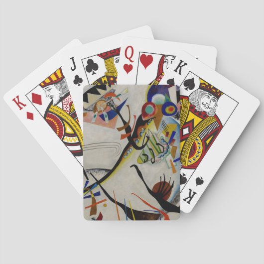 Kandinsky Blue Segment Speelkaarten (Achterkant)