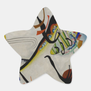 Kandinsky Blue Segment Ster Sticker
