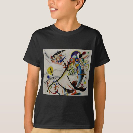Kandinsky Blue Segment T-shirt (Voorkant)