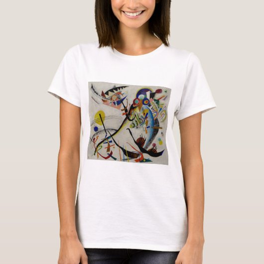 Kandinsky Blue Segment T-shirt (Voorkant)