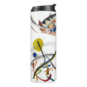 Kandinsky, Blue Segments 1921 Thermosbeker (Gedraaid links)