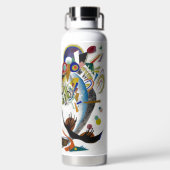 Kandinsky, Blue Segments 1921 Waterfles (Achterkant)