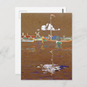 Kandinsky - Boats, Briefkaart (Voorkant / Achterkant)