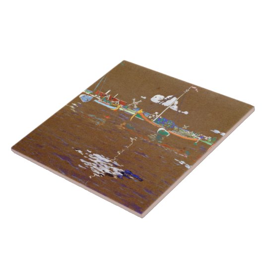 Kandinsky - Botens Tegeltje (Zijkant)