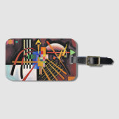 Kandinsky - Boven- en Linkerberoemde kunst Bagagelabel (Voorkant (horizontaal))