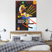 KANDINSKY - BOVEN EN LINKS - 1925 - Bauhaus - Canvas Afdruk (Insitu (Slaapkamer))